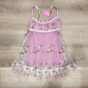 Sugar Thrillz Heaven Struck Babydoll Dress